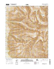 Shungnak A-1 NE Alaska Current topographic map, 1:25000 scale, 7.5 X 7.5 Minute, Year 2016