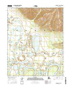 Shungnak A-1 SE Alaska Current topographic map, 1:25000 scale, 7.5 X 7.5 Minute, Year 2016