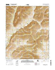 Shungnak A-4 SW Alaska Current topographic map, 1:25000 scale, 7.5 X 7.5 Minute, Year 2016