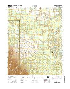 Shungnak B-1 NE Alaska Current topographic map, 1:25000 scale, 7.5 X 7.5 Minute, Year 2016