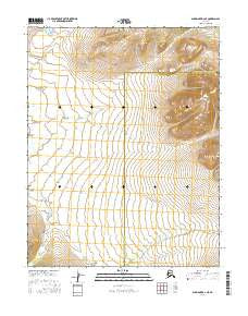 Shungnak B-2 NE Alaska Current topographic map, 1:25000 scale, 7.5 X 7.5 Minute, Year 2016