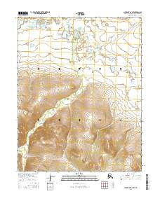 Shungnak B-2 NW Alaska Current topographic map, 1:25000 scale, 7.5 X 7.5 Minute, Year 2016