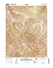 Shungnak B-2 SW Alaska Current topographic map, 1:25000 scale, 7.5 X 7.5 Minute, Year 2016