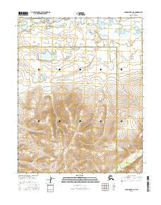 Shungnak B-3 NE Alaska Current topographic map, 1:25000 scale, 7.5 X 7.5 Minute, Year 2016
