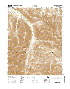 Shungnak B-3 SW Alaska Current topographic map, 1:25000 scale, 7.5 X 7.5 Minute, Year 2016