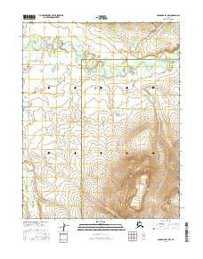 Shungnak B-4 NW Alaska Current topographic map, 1:25000 scale, 7.5 X 7.5 Minute, Year 2016