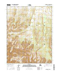 Shungnak C-1 NW Alaska Current topographic map, 1:25000 scale, 7.5 X 7.5 Minute, Year 2016