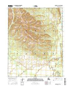 Shungnak C-1 SE Alaska Current topographic map, 1:25000 scale, 7.5 X 7.5 Minute, Year 2016