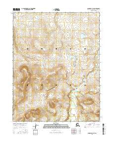 Shungnak C-4 SE Alaska Current topographic map, 1:25000 scale, 7.5 X 7.5 Minute, Year 2016