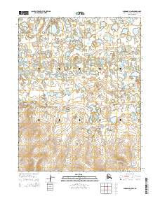 Shungnak C-5 NW Alaska Current topographic map, 1:25000 scale, 7.5 X 7.5 Minute, Year 2015