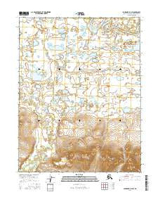 Shungnak D-2 SW Alaska Current topographic map, 1:25000 scale, 7.5 X 7.5 Minute, Year 2016