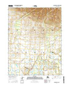 Shungnak D-3 NE Alaska Current topographic map, 1:25000 scale, 7.5 X 7.5 Minute, Year 2016