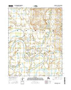Shungnak D-3 NW Alaska Current topographic map, 1:25000 scale, 7.5 X 7.5 Minute, Year 2016