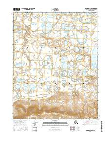 Shungnak D-3 SW Alaska Current topographic map, 1:25000 scale, 7.5 X 7.5 Minute, Year 2016