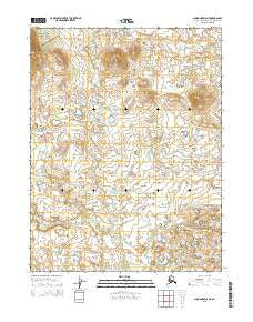 Shungnak D-5 NE Alaska Current topographic map, 1:25000 scale, 7.5 X 7.5 Minute, Year 2015