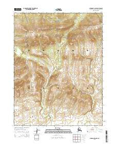 Shungnak D-6 NW Alaska Current topographic map, 1:25000 scale, 7.5 X 7.5 Minute, Year 2015