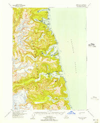 Sitka A-3 Alaska Historical topographic map, 1:63360 scale, 15 X 15 Minute, Year 1948