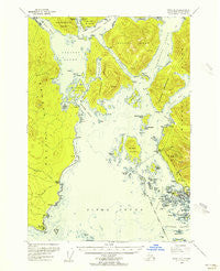Sitka A-5 Alaska Historical topographic map, 1:63360 scale, 15 X 15 Minute, Year 1948