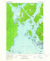Sitka A-5 Alaska Historical topographic map, 1:63360 scale, 15 X 15 Minute, Year 1951