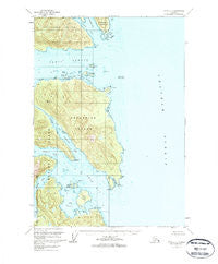 Sitka B-3 Alaska Historical topographic map, 1:63360 scale, 15 X 15 Minute, Year 1951