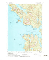 Sitka B-6 Alaska Historical topographic map, 1:63360 scale, 15 X 15 Minute, Year 1951