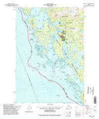 Sitka C-7 Alaska Historical topographic map, 1:63360 scale, 15 X 15 Minute, Year 1994