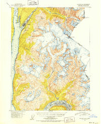 Skagway B-1 Alaska Historical topographic map, 1:63360 scale, 15 X 15 Minute, Year 1951