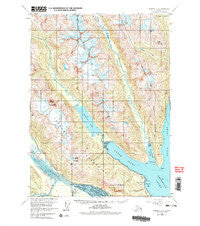 Skagway B-2 Alaska Historical topographic map, 1:63360 scale, 15 X 15 Minute, Year 1954