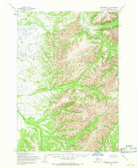 Sleetmute A-8 Alaska Historical topographic map, 1:63360 scale, 15 X 15 Minute, Year 1954