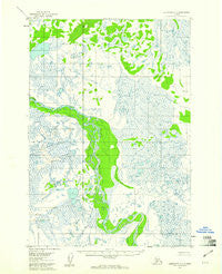 Sleetmute C-1 Alaska Historical topographic map, 1:63360 scale, 15 X 15 Minute, Year 1954