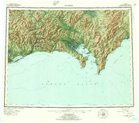Solomon Alaska Historical topographic map, 1:250000 scale, 1 X 3 Degree, Year 1950