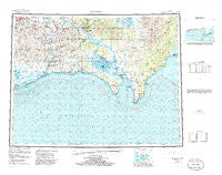 Solomon Alaska Historical topographic map, 1:250000 scale, 1 X 3 Degree, Year 1950