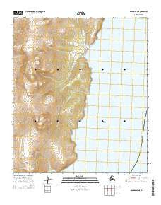 Solomon B-2 NE Alaska Current topographic map, 1:25000 scale, 7.5 X 7.5 Minute, Year 2014