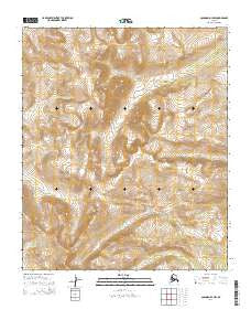 Solomon D-1 NW Alaska Current topographic map, 1:25000 scale, 7.5 X 7.5 Minute, Year 2014