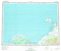 St Michael Alaska Historical topographic map, 1:250000 scale, 1 X 3 Degree, Year 1952