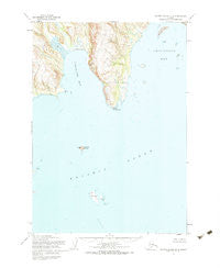 Sutwik Island D-3 Alaska Historical topographic map, 1:63360 scale, 15 X 15 Minute, Year 1954