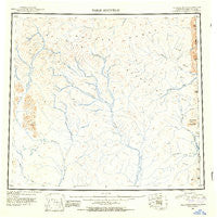 Table Mountain Alaska Historical topographic map, 1:250000 scale, 1 X 3 Degree, Year 1951
