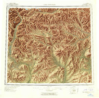 Table Mountain Alaska Historical topographic map, 1:250000 scale, 1 X 3 Degree, Year 1956