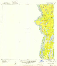 Talkeetna A-1 Alaska Historical topographic map, 1:63360 scale, 15 X 15 Minute, Year 1952