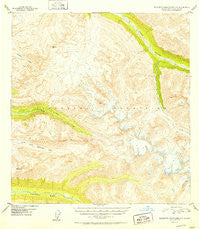 Talkeetna Mountains A-5 Alaska Historical topographic map, 1:63360 scale, 15 X 15 Minute, Year 1952
