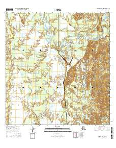 Talkeetna B-1 SE Alaska Current topographic map, 1:25000 scale, 7.5 X 7.5 Minute, Year 2016