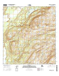Talkeetna C-1 NE Alaska Current topographic map, 1:25000 scale, 7.5 X 7.5 Minute, Year 2016