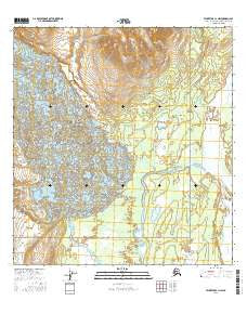 Talkeetna C-1 NW Alaska Current topographic map, 1:25000 scale, 7.5 X 7.5 Minute, Year 2016