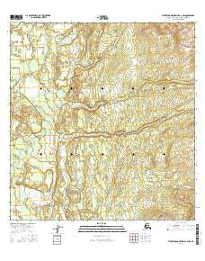 Talkeetna Mountains A-6 NW Alaska Current topographic map, 1:25000 scale, 7.5 X 7.5 Minute, Year 2016