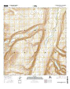 Talkeetna Mountains C-3 SE Alaska Current topographic map, 1:25000 scale, 7.5 X 7.5 Minute, Year 2016