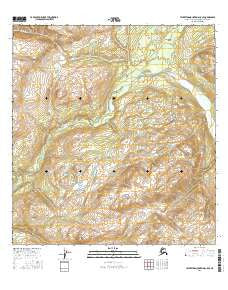 Talkeetna Mountains C-5 SE Alaska Current topographic map, 1:25000 scale, 7.5 X 7.5 Minute, Year 2016