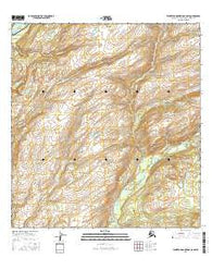 Talkeetna Mountains C-6 SW Alaska Current topographic map, 1:25000 scale, 7.5 X 7.5 Minute, Year 2016