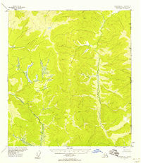 Tanacross A-1 Alaska Historical topographic map, 1:63360 scale, 15 X 15 Minute, Year 1952