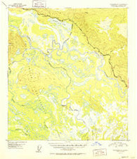 Tanacross A-3 Alaska Historical topographic map, 1:63360 scale, 15 X 15 Minute, Year 1952