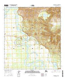 Tanacross B-4 SE Alaska Current topographic map, 1:25000 scale, 7.5 X 7.5 Minute, Year 2016
